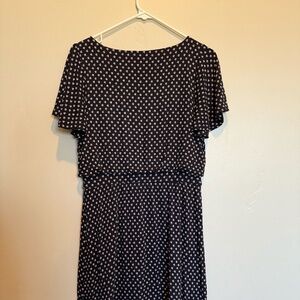 Loft Cluster Flutter Sleeve Dress